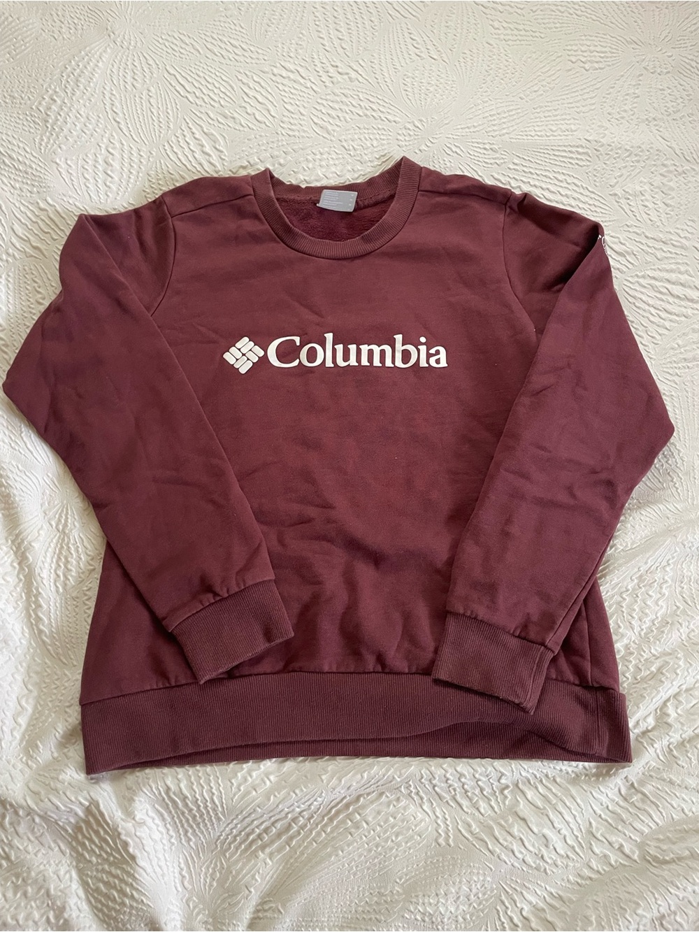 Columbia- Maroon Crewneck Sweatshirt